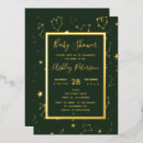 Search for star pattern invitations Green