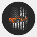 Search for american classic cars stickers Flag
