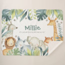 Search for safari blankets Tropical leaves
