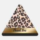 Search for leopard print thank you stickers Black