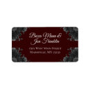 Search for dark teal return address labels Flowers