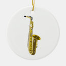 Search for jazz band christmas tree decorations Saxophone