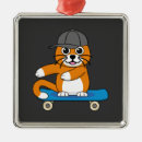 Search for orange cat christmas tree decorations Kawaii