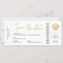 Search for seashells save the dates Ocean