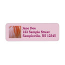 Search for pink feathers return address labels Abstract