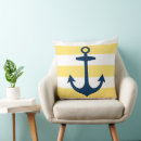 Search for yellow anchor cushions Nautical