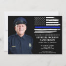 Search for thin blue invitations Policeman