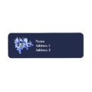 Search for iris return address labels Blue