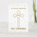 Search for first communion goddaughter cards Holy