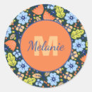Search for colorful flowers stickers Bright