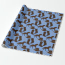 Search for cowboy boot wrapping paper Blue