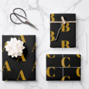 Search for black and gold christmas wrapping paper Birthday