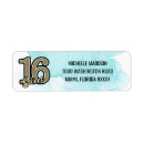 Search for sweet return address labels Blue