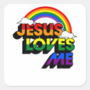 Search for gay jesus stickers Rainbow