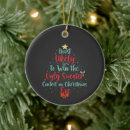 Search for ugly christmas tree decorations Santa
