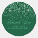 Search for bling wedding stickers Thank you