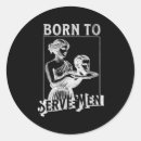 Search for girl drinking stickers Retro