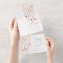 Search for dream catcher wedding invitations Feather