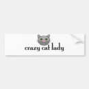 Search for crazy cat lady bumper stickers Funny
