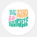 Search for positive message stickers Self love