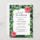 Search for red hibiscus flower invitations Floral