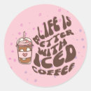 Search for ice coffee stickers Fun