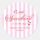 Search for little red stickers Baby shower
