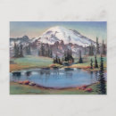 Search for mountain scenery postcards Watercolor