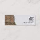 Search for bricklaying business cards Brick wall