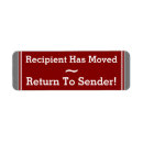 Search for sender return address labels Letter