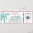 Search for bahamas wedding invitations Boarding pass