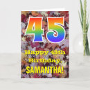 Search for 45 cards 45 years old