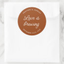 Search for coffee wedding stickers The perfect blend