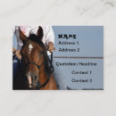 Search for western chubby business cards Horse