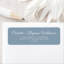Search for formal return address labels Minimalist