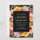 Search for black orange and gold invitations Elegant