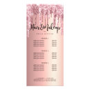 Search for salon service menu rack cards Makeup artist