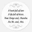 Search for mr and mrs wedding stickers Black