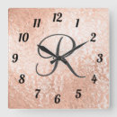 Search for rose gold clocks Grey