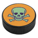 Search for halloween hockey pucks Skull