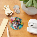 Search for big smile round key rings Happy