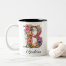 Search for floral letter mugs Initials
