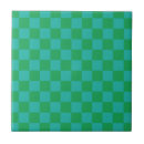 Search for green and blue pattern tiles Chequered