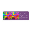 Search for psychedelic return address labels Retro