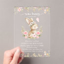 Search for bunny birthday invitations Cute animals