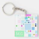 Search for modern art key rings Geometric