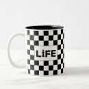 Search for black chess mugs Black and white