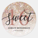 Search for sweet 16 glitter stickers 16th