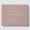 Search for pink guest books Typography
