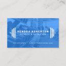 Search for bright blue business cards Trainer